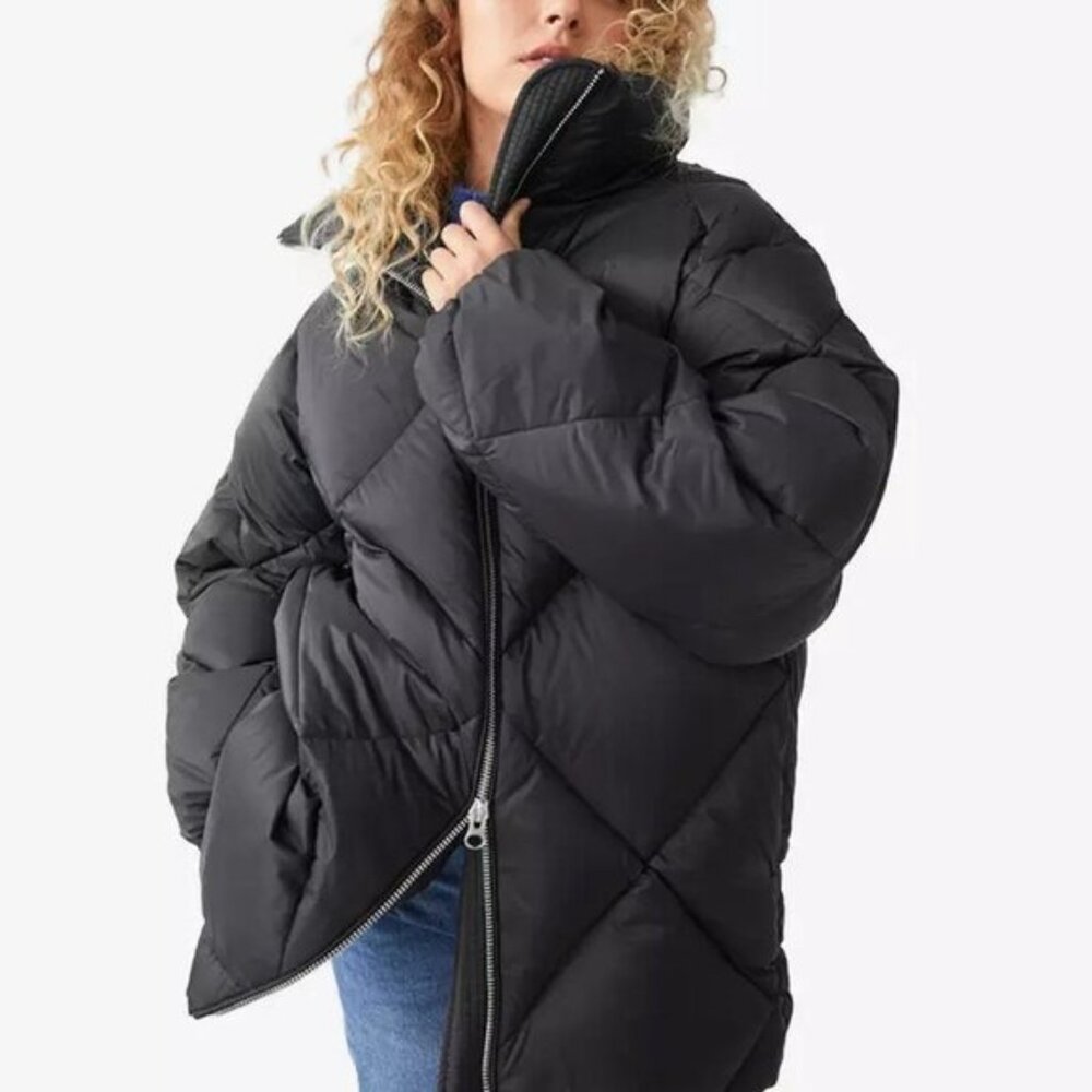 & Other Stories Oversized Sculpted Puffer Jacket - Picture 3 of 13